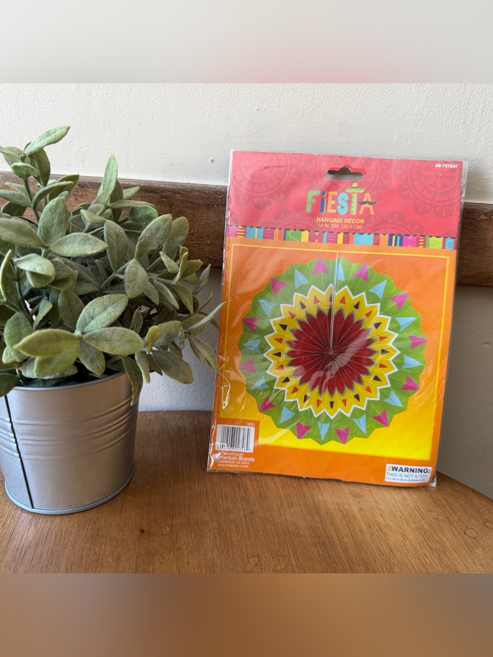 Hobby Lobby Fiesta Hanging Decor - Orange, Green, Yellow, Red, Pink